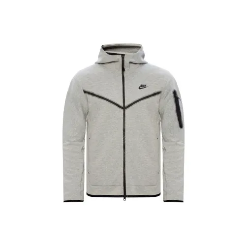 Nike Sportswear Tech Fleece Full-Zip Hoodie Heather Grey/Black