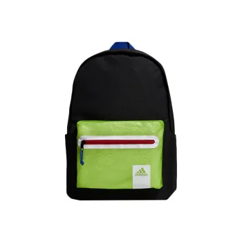 Adidas Polyester Backpack Regular Unisex Black/Neon Yellow