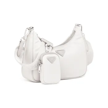 PRADA Re Edition 2005 Nylon Bag White