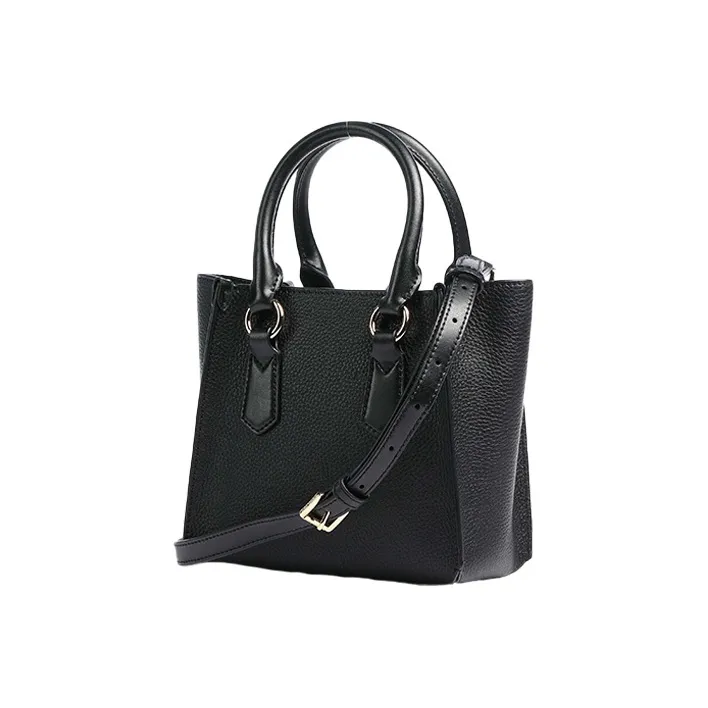 MICHAEL KORS Kris Cow Leather Portable Crossbody Bag Shoulder Bag Small Size Women's Pure Black-1