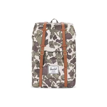Herschel Polyester Backpack Large Size Unisex Retreat Gua Camouflage