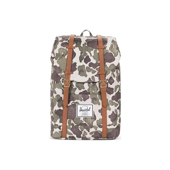 Herschel Polyester Backpack Large Size Unisex Retreat Gua Camouflage-0