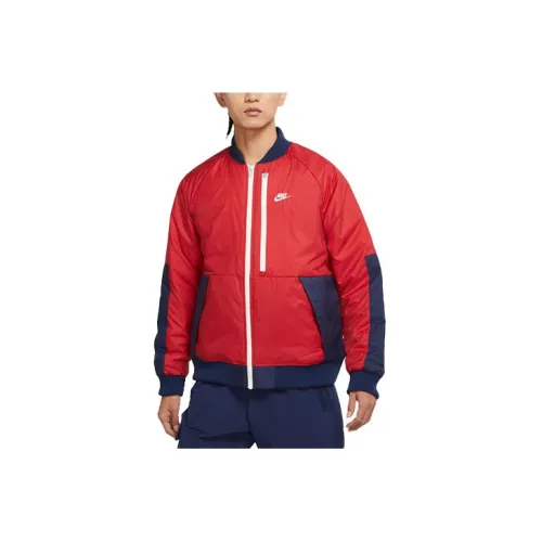 Nike Puffer Jackets Men Red