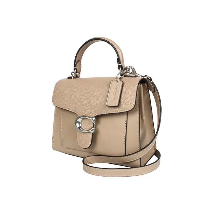 COACH Tabby Leather Shoulder Bag Crossbody Bag Handbag Small Size Women's Light Khaki-1