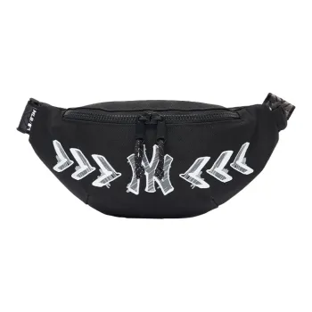 MLB Nylon Fabric Fanny Pack Regular Unisex Black
