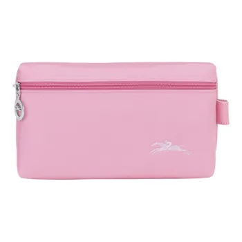 LONGCHAMP Le Pliage Nylon Clutches Toiletry Bags Women's Pink