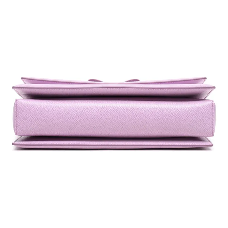 FERRAGAMO Cow Leather Crossbody Bag, Shoulder Bag Women's Pink Purple-4