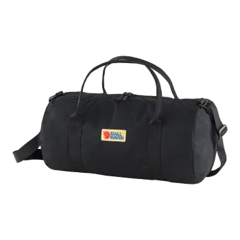 Fjallraven Cotton With Polyester Handbag Travel Bag Unisex Black