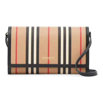 Burberry Vintage Cotton Wallet, Crossbody Bag, Shoulder Bag Women's Archive Beige