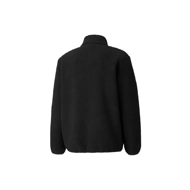 PUMA CLASSICS Boa Velvet Jackets Men Black-1