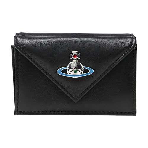 GUCCI Litchi Grain Cow Leather Wallet Womens Black