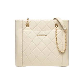 VANESSA HOGAN Lingge Series Crossbody Bags Ecru