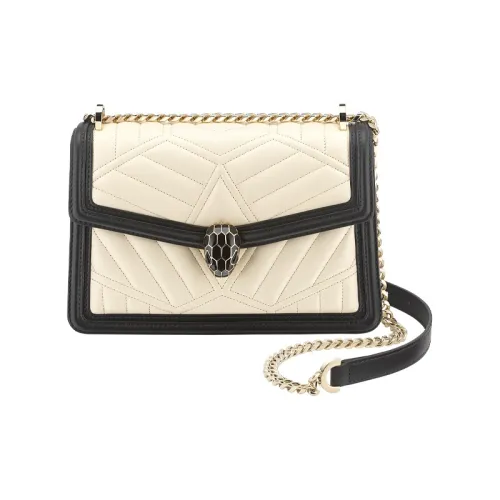 BVLGARI Serpenti Diamond Blast Shoulder Bags