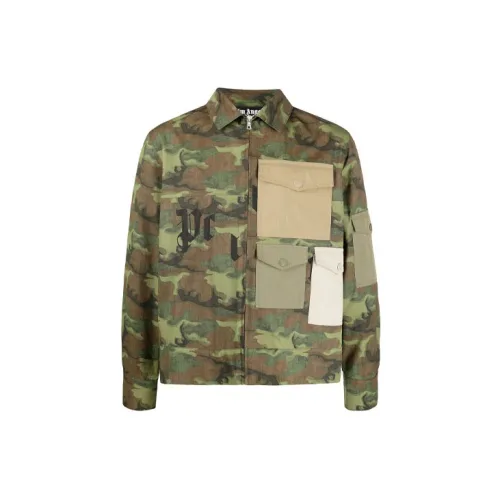 PALM ANGELS Jackets Men Green