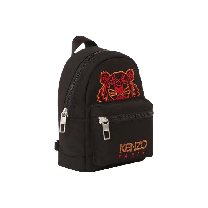 KENZO Kampus Canvas Backpack Mini Black & Red-1
