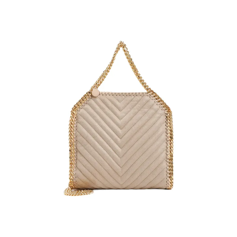 Stella McCartney Leather Handbag Women's Light Brown-0