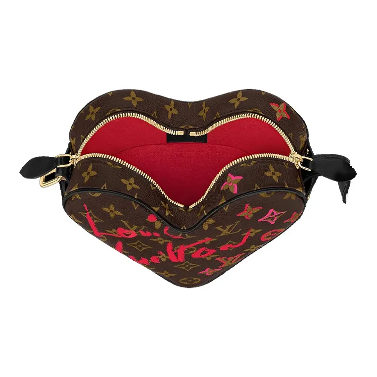 LOUIS VUITTON Limited Edition Sac Coeur Heartbox Monogram Brown-3