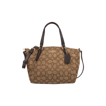 COACH Kelsey Leather Crossbody Bag One Shoulder Handbag Small Size Women's Brown