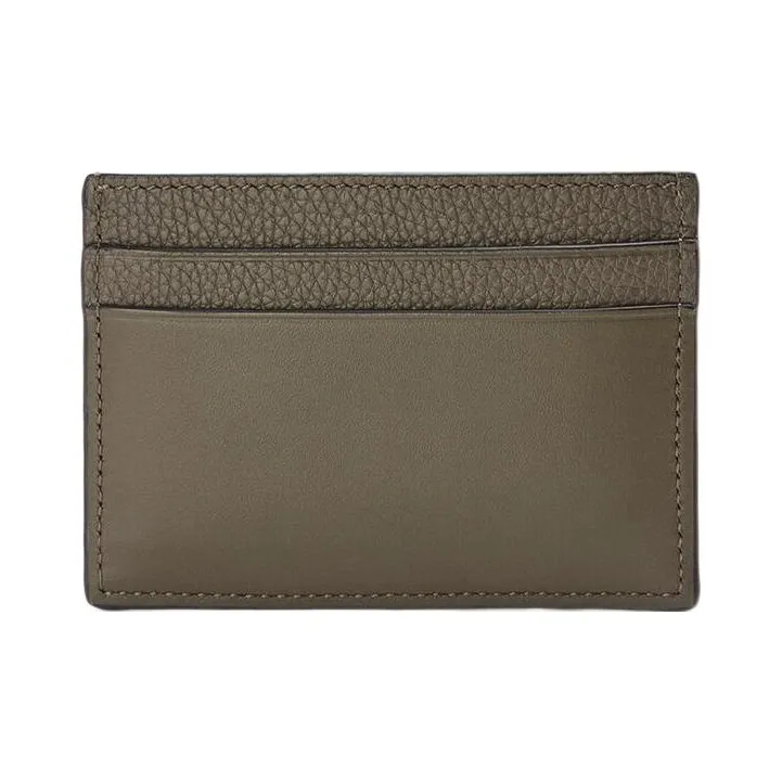 LOEWE Calfskin Card Holder Men's Green-2