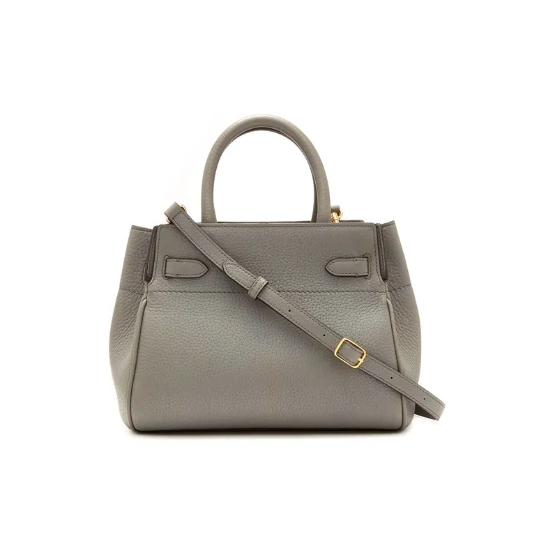 Mulberry Leather Crossbody Handbags Regular Women's Charcoal Gray-2