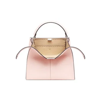 FENDI Cow Leather Tote, Handbag, Shoulder Bag Medium Size Women's Light Pink