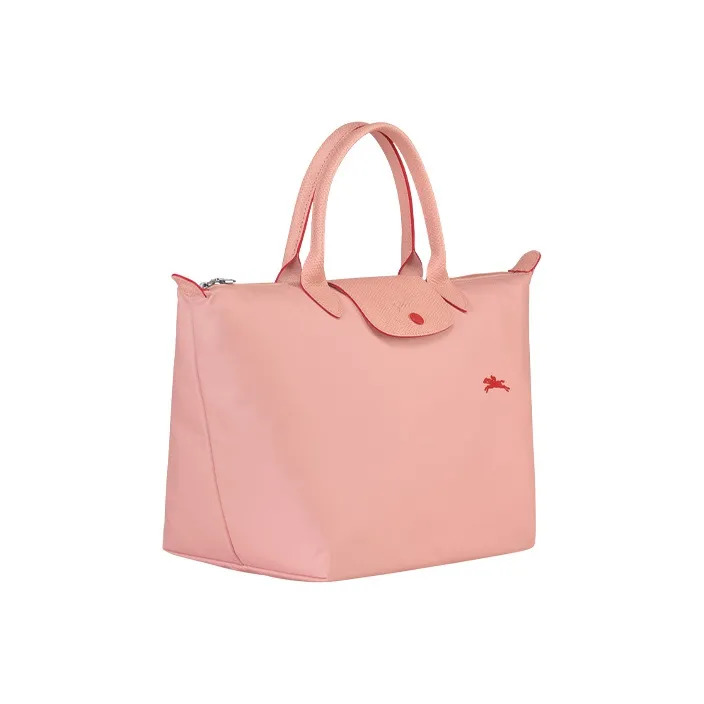 LONGCHAMP Le Pliage Club Canvas Dumpling Bag Handbags Medium Size Women's Pink-1