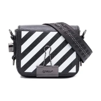 OFF WHITE Binder Clip Bag 'Black/White'