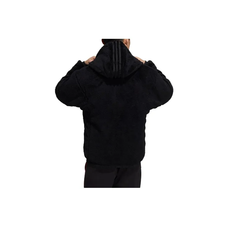 Adidas Velvet Jackets Men Black-1