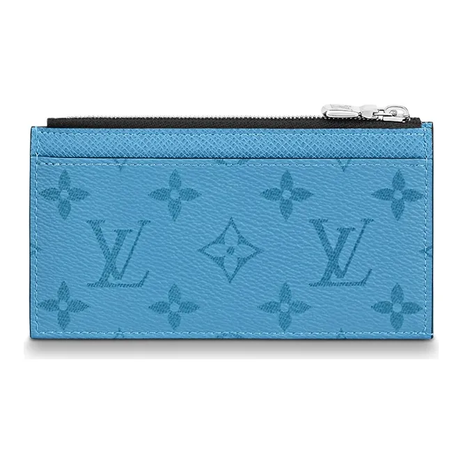LOUIS VUITTON Coin Card Holder Denim-2