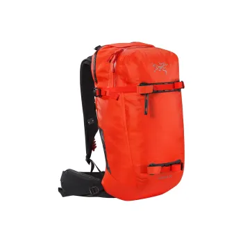 Arcteryx Nylon Fabric Backpack Medium Size Unisex Red