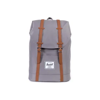 Herschel Polyester Backpack Unisex Light Gray