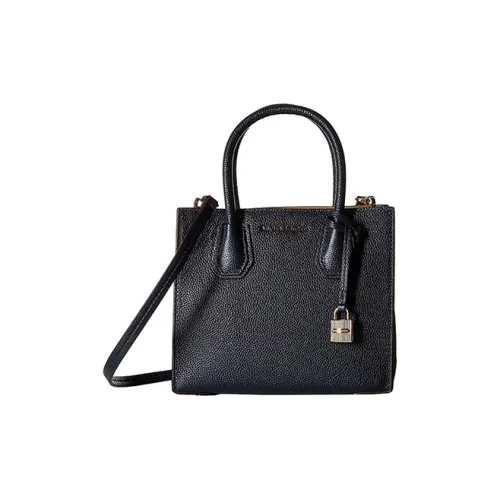 MICHAEL KORS Mercer Cow Leather Trunk Bag Crossbody Bag Commuter Bag Handbag Small Size Women's New Navy Blue