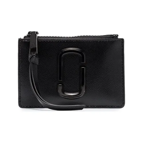 MARC JACOBS Snapshot Leather Wallet Women's Black