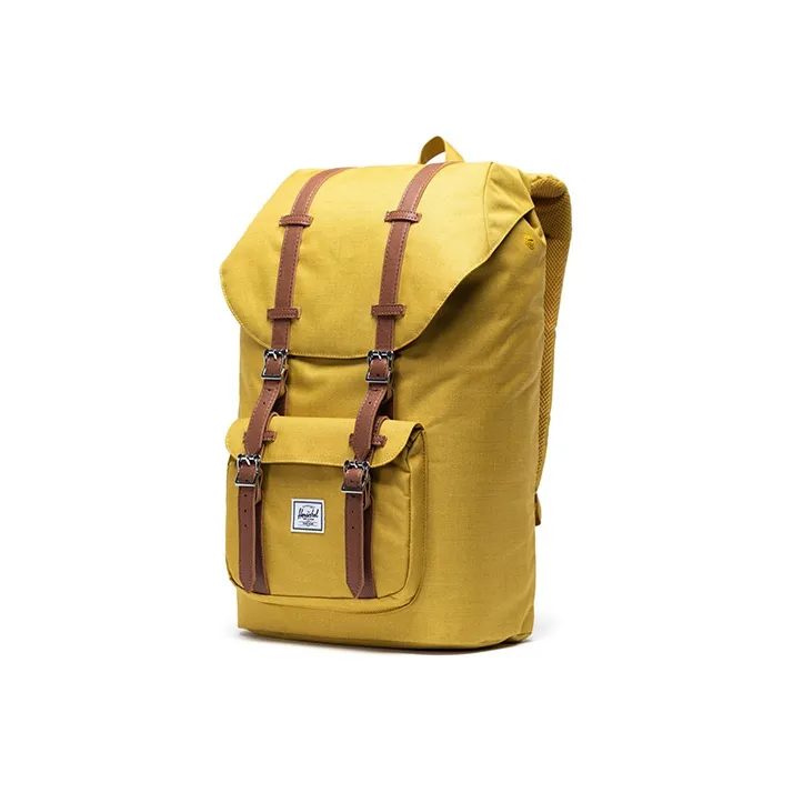 Herschel Polyester Laptop Bag Backpack Large Size Unisex Mustard Yellow-1