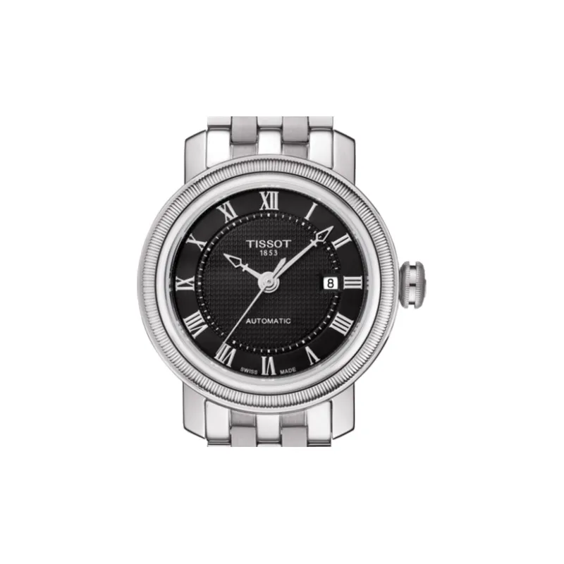 TISSOT Harbor Series Automatic Mechanical Movement Unisex Watch 40mm Black Dial T0974071105300+T0970071105300-2