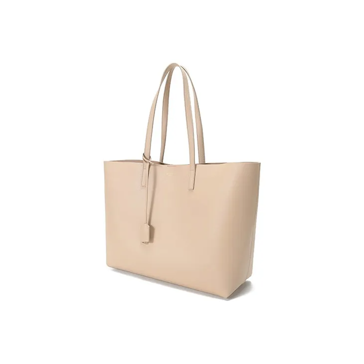 SAINT LAURENT East/West Soft Calfskin Combo Bag Tote Bag Shopping Bag Handbag Shoulder Bag Women's Nude-2