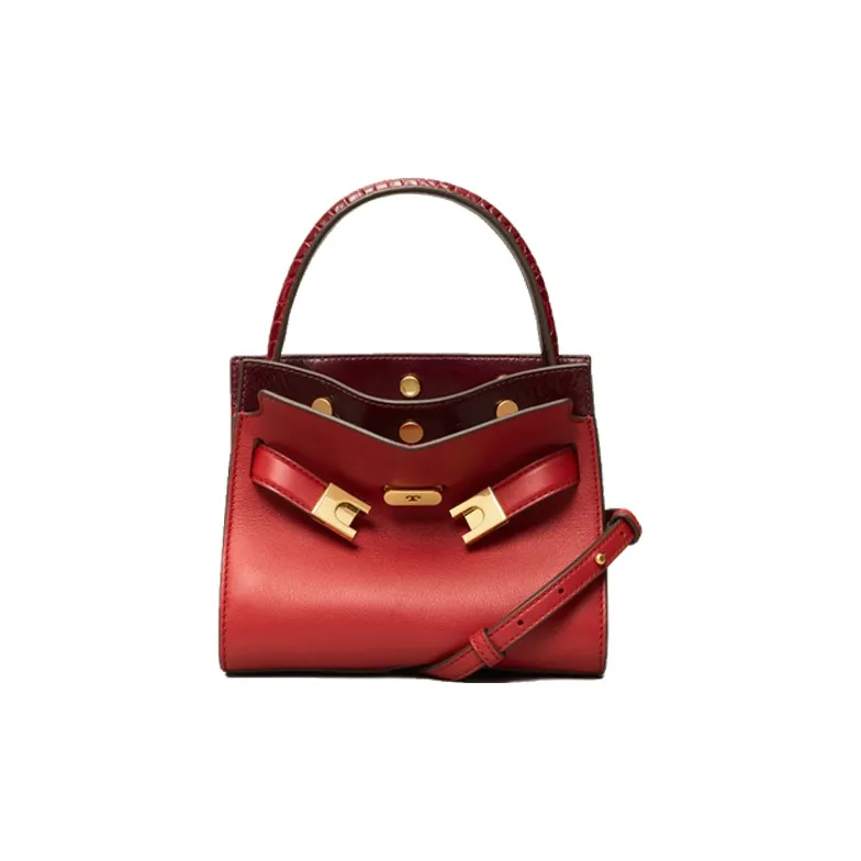 TORY BURCH Cow Leather Shoulder Bag, Handbag Women's Red-0