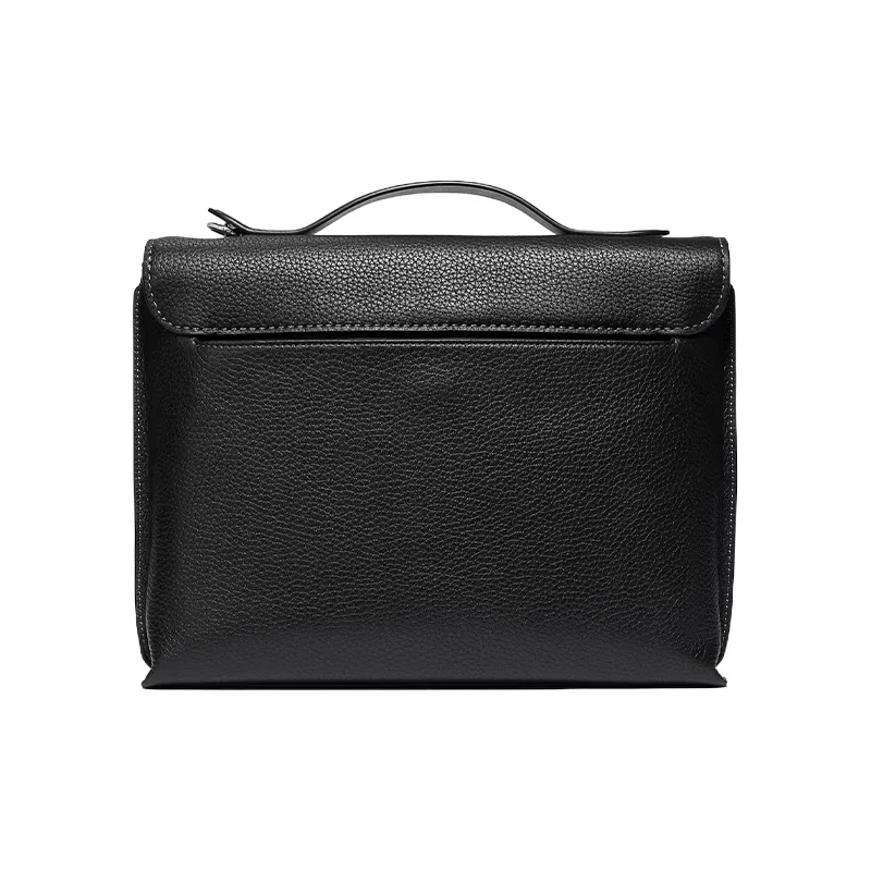 COACH Basquiat Collaboration Rogue Leather Messenger Bag, Shoulder Bag, Crossbody Bag Regular Men's Black-2