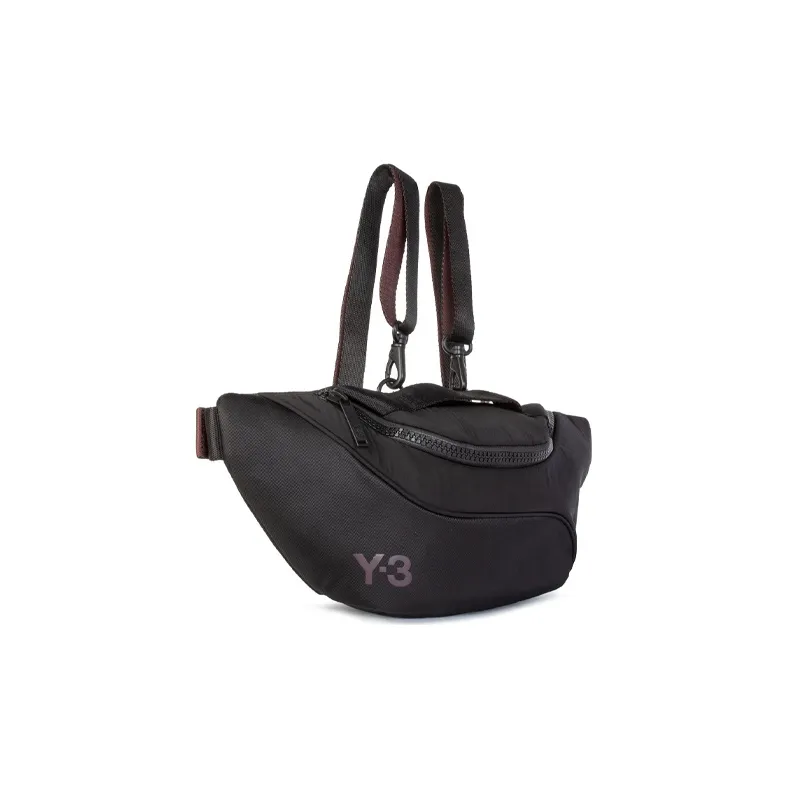 Y 3 Polyester Fanny Pack Sling Bag Crossbody Bag Regular Men's Black-1