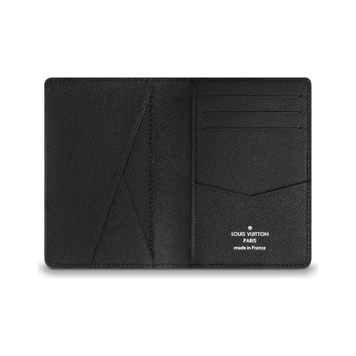 LOUIS VUITTON Pocket Organizer Epi Black-3