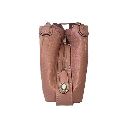 COACH Edie Cow Leather Shoulder Bag, Handbag Women's Pink-1