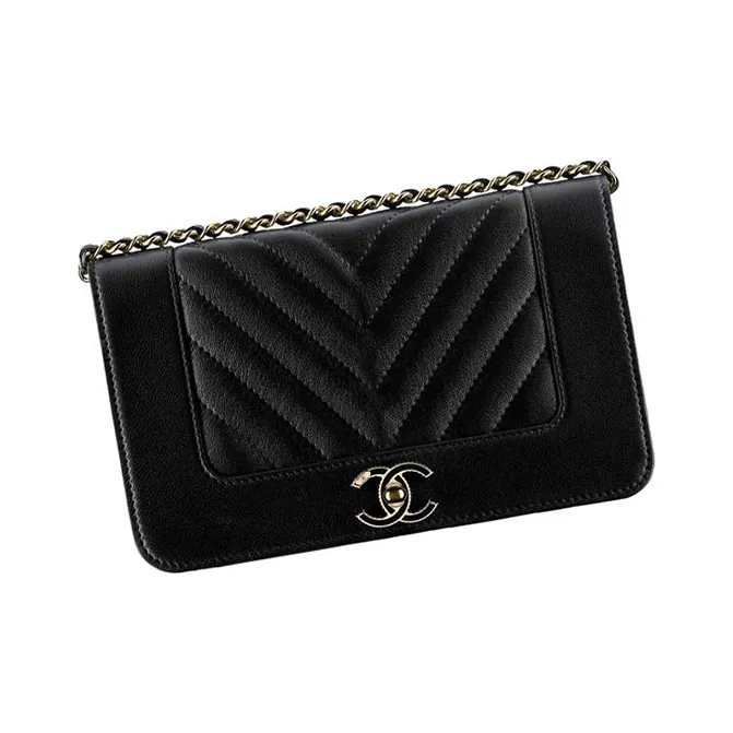 CHANEL Leboy Sheepskin Flap Bag, Wallet, Shoulder Bag, Crossbody Bag Women's Black-1