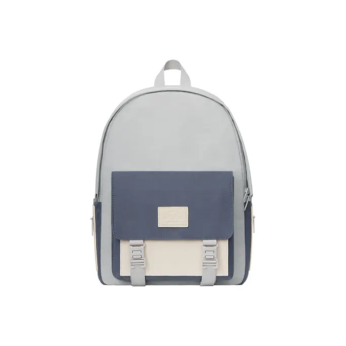 MR.ACE HOMME Nylon Fabric Backpack Regular Women's Smoke Blue-0