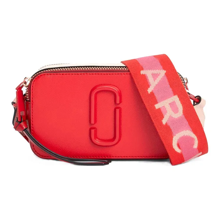 MARC JACOBS Snapshot Dtm Camera Bag Poppy Red/Multi-2