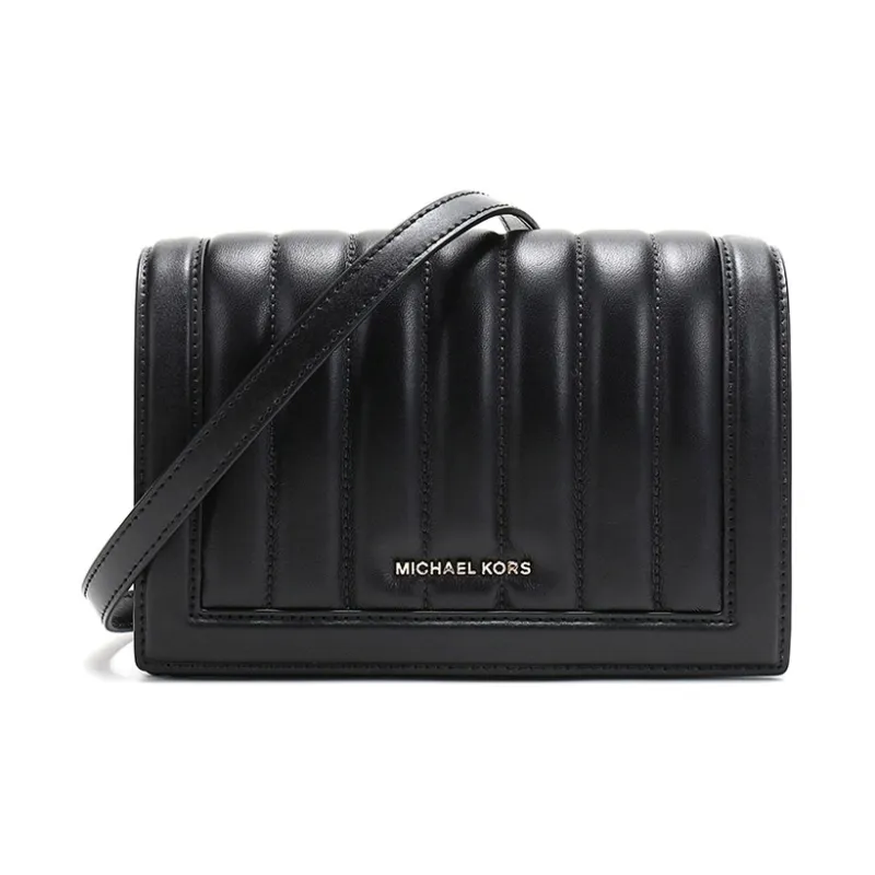 MICHAEL KORS MICHAEL KORS Handbag Collection Jet Set Leather Crossbody Bag Large Size Women's Black-0