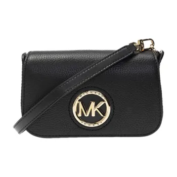 MICHAEL KORS Leather Shoulder Bag Crossbody Bag Women's Black