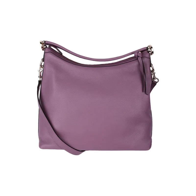 GUCCI Cow Leather Shoulder Bag Crossbody Bag Handbag Women's Purple-2