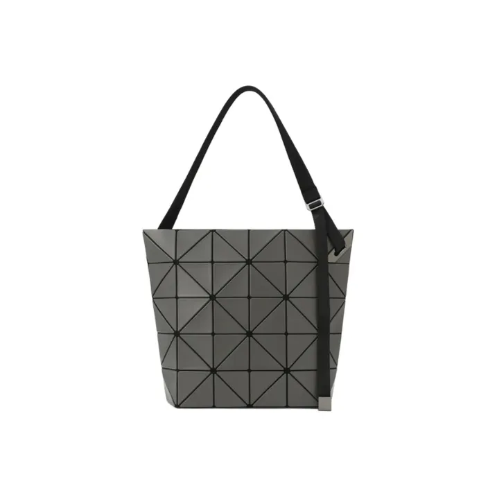 ISSEY MIYAKE Polyester Bucket Bag Handbag Shoulder Bag Women's Charcoal Gray-0
