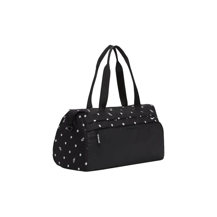 Nike Polyester Gym Bag Crossbody Bag One Shoulder Handbag Regular Unisex Black-2