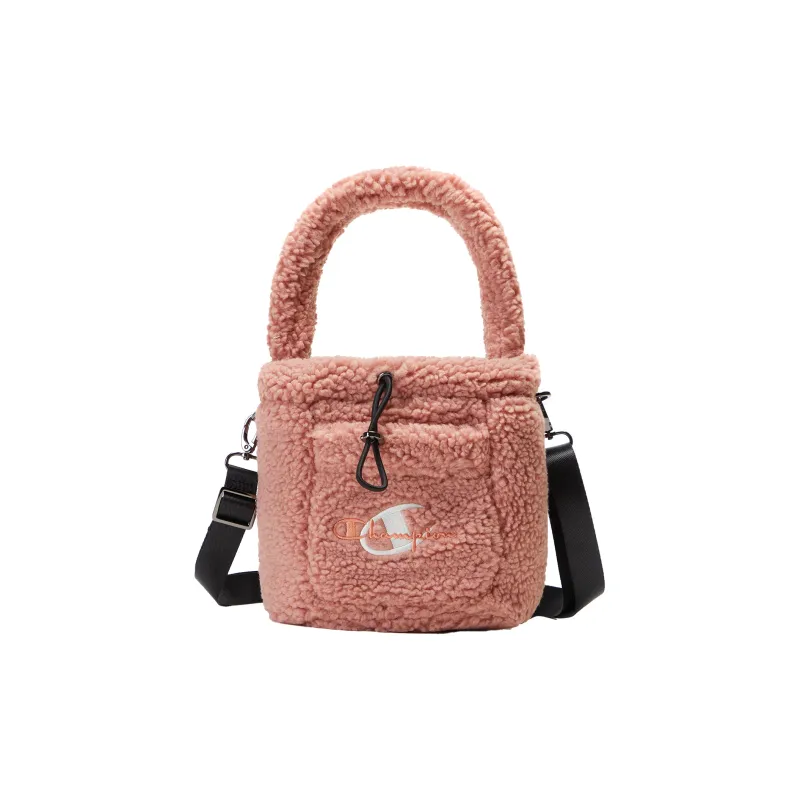 Champion Faux Sherpa Handbag Shoulder Bag Small Size Unisex Multicolor-9